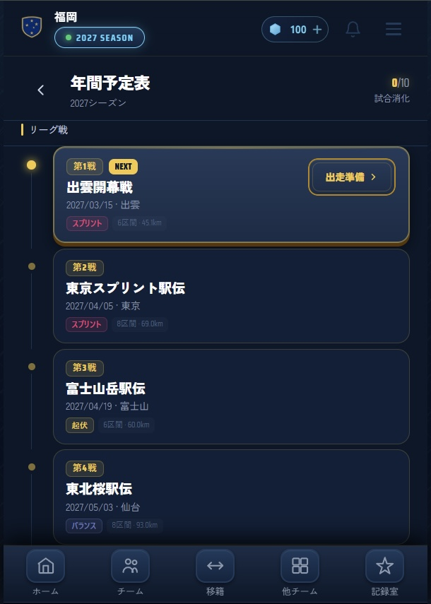 JPEL 年間予定表